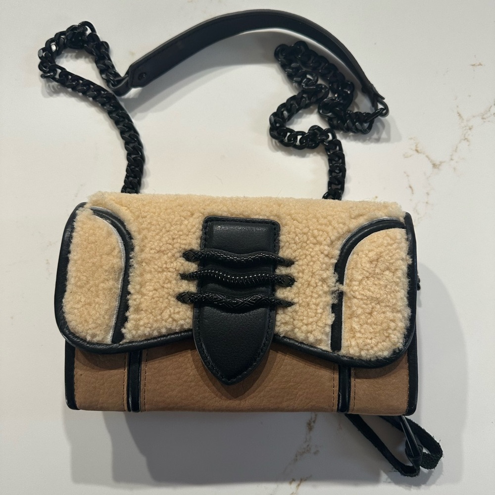 Aimee Kestenburg shearling wallet bag